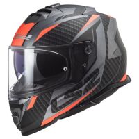 LS2 FF800 STORM II-06 RACER helma matná-titan/oranžová vel.M